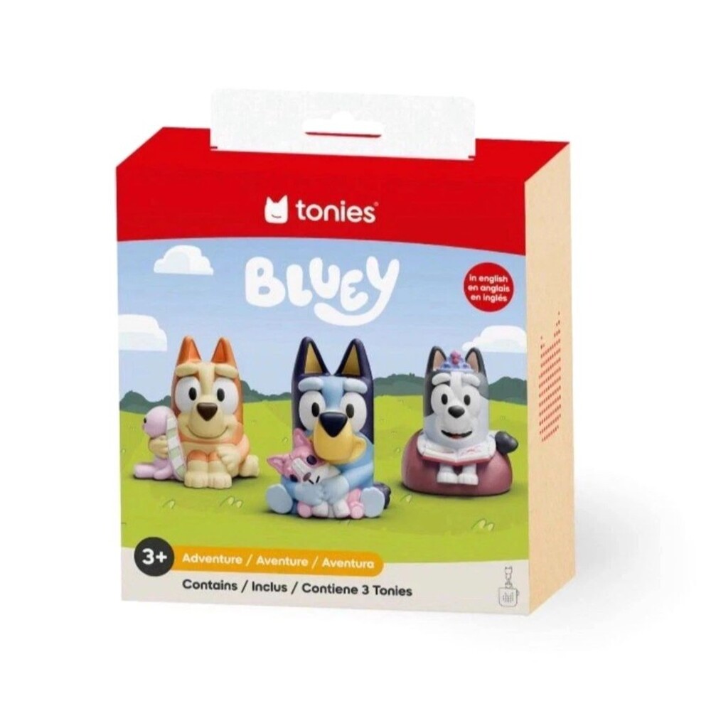 Tonies Bluey Tonie Figurine - 3 PACK Set BRAND NEW IN BOX IN HAND